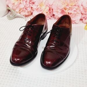 BOSTONIAN Classic Brownish Red Leather Oxfords Size 10M